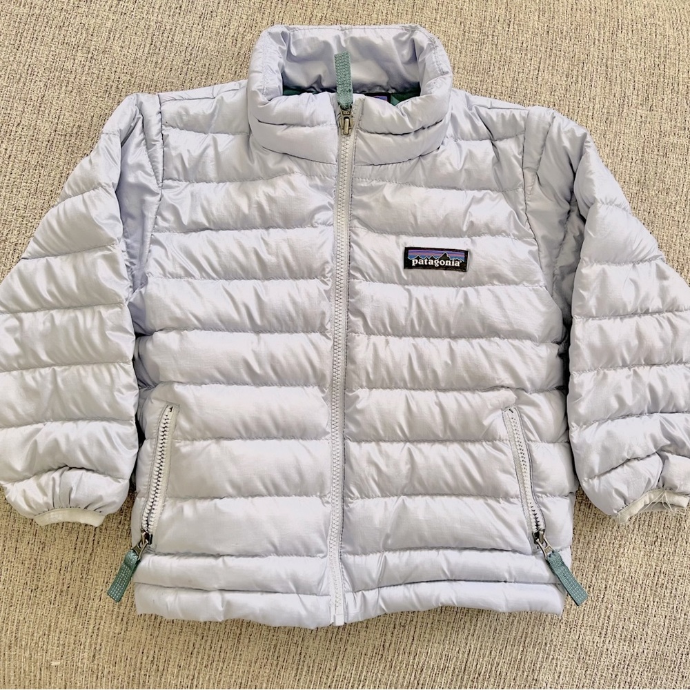 Patagonia Toddler Down Puff Jacket (light purple)